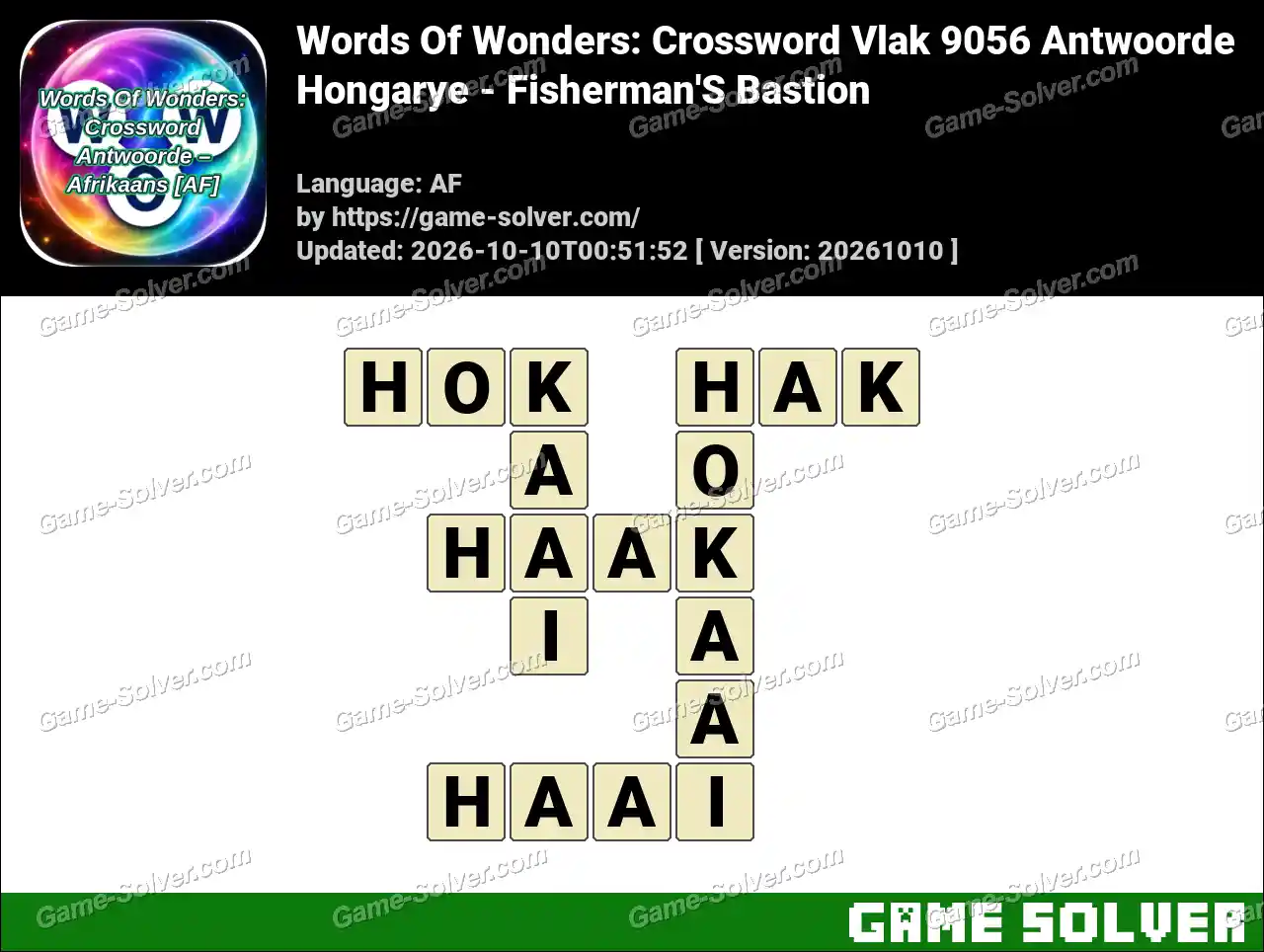 Words Of Wonders: Crossword Vlak 9056 Antwoorde – Hongarye – Fisherman’S Bastion